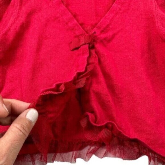 Baby GAP | Kid's Girl Red & Black Sweater Bundle of 2 Size 4T - Picture 4 of 8